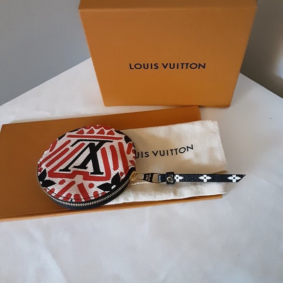 Louis Vuitton Round Coin Purse Crafty LV Limited Edition Rare Brand new Full Set - Picture 5 of 7